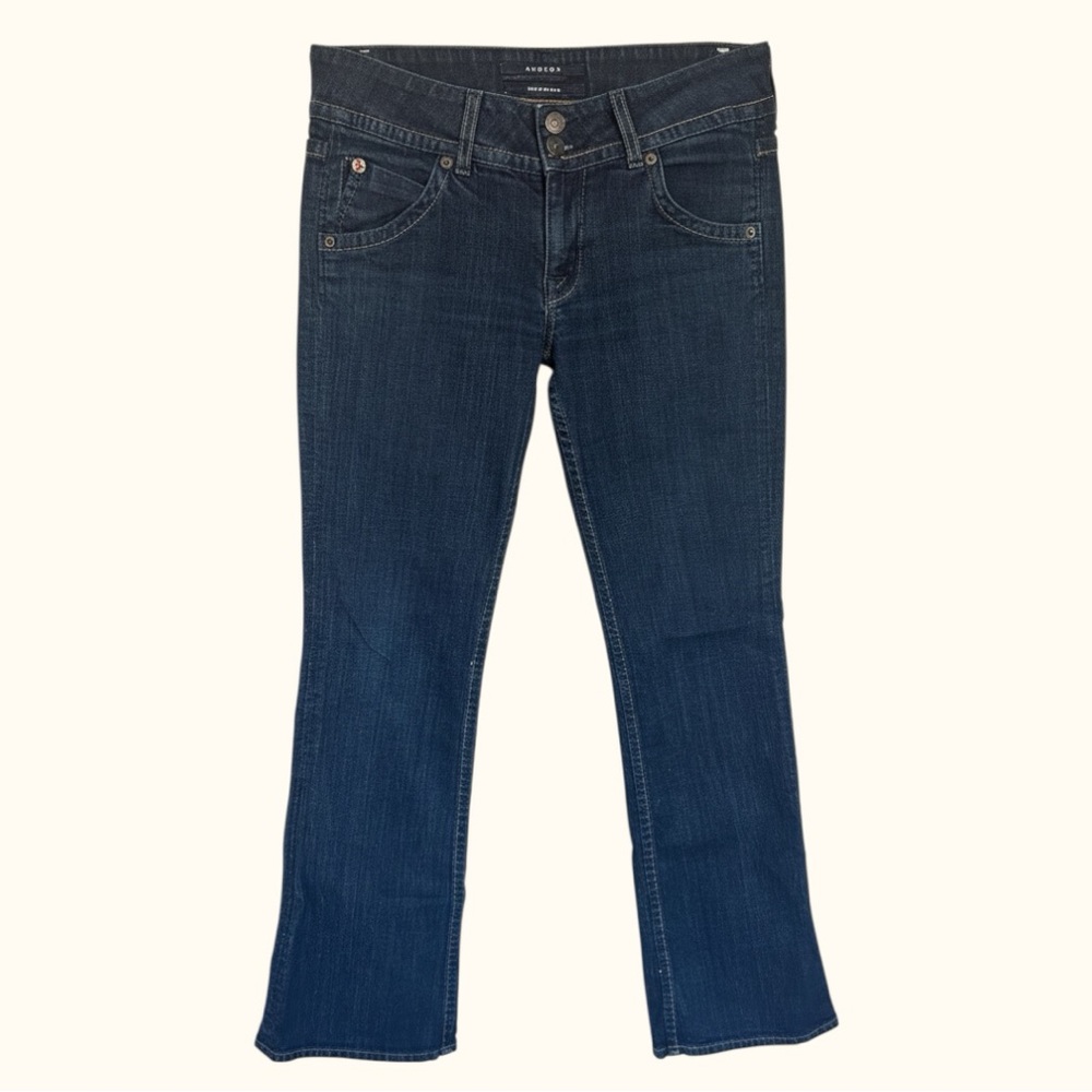 Hudson Low Rise Bootcut Jeans 28 Low Rise Y2K 2000s Dark Wash